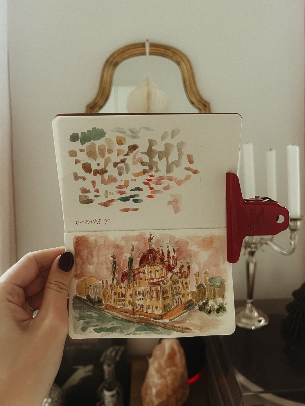 Illustration auf Reisen