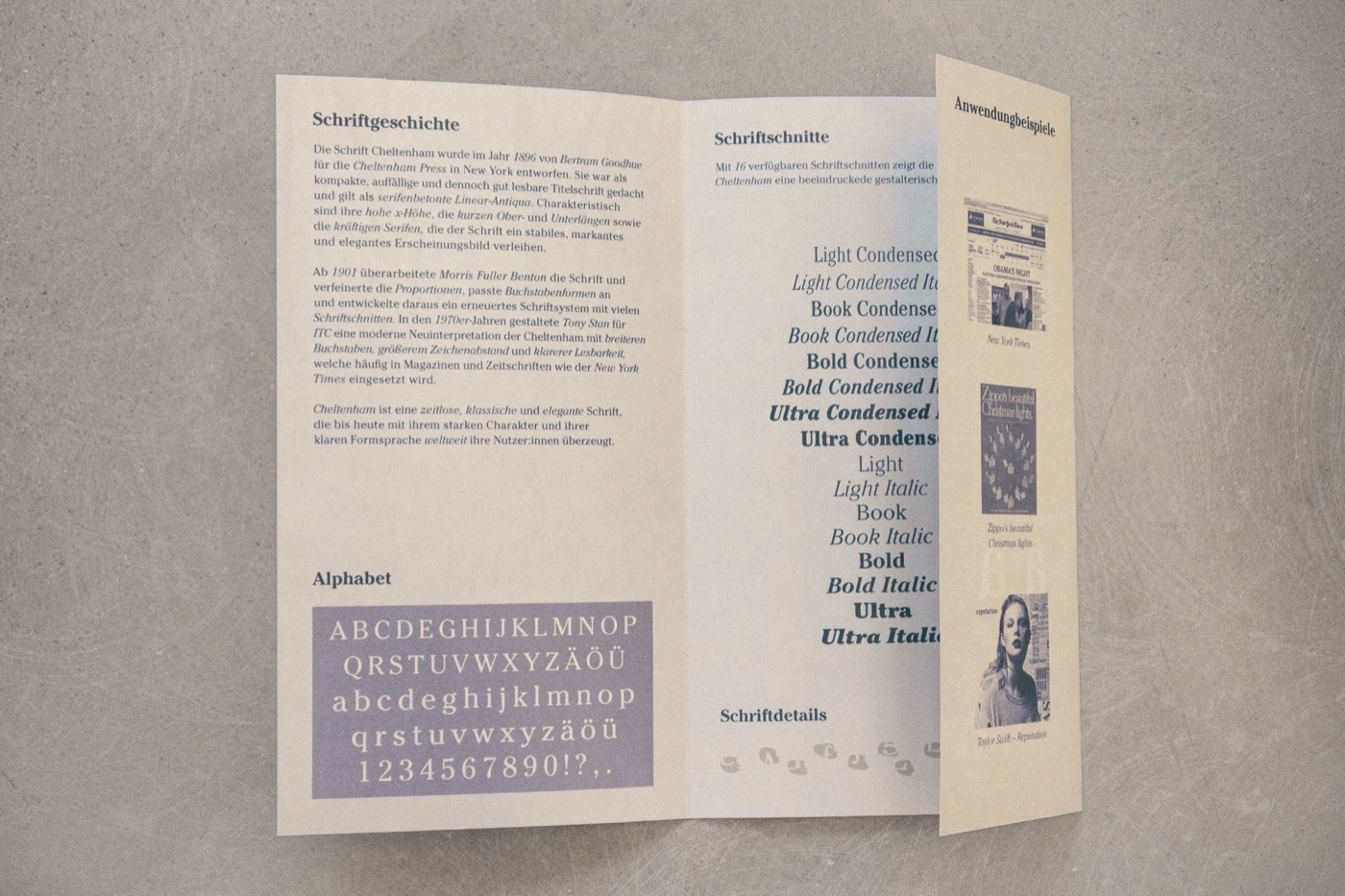 Vorstellung einer Schrift